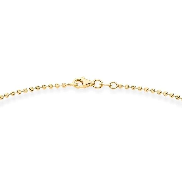 Sterling Silver or Gold Infinity ball chain Anklet - Picture 6 of 13